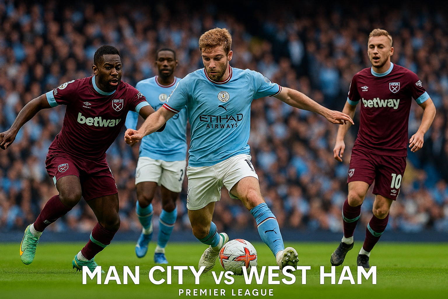HelloTV Live Liga Inggris: Man City vs West Ham Malam Ini 22.00 WIB - Tonton Pertandingannya!