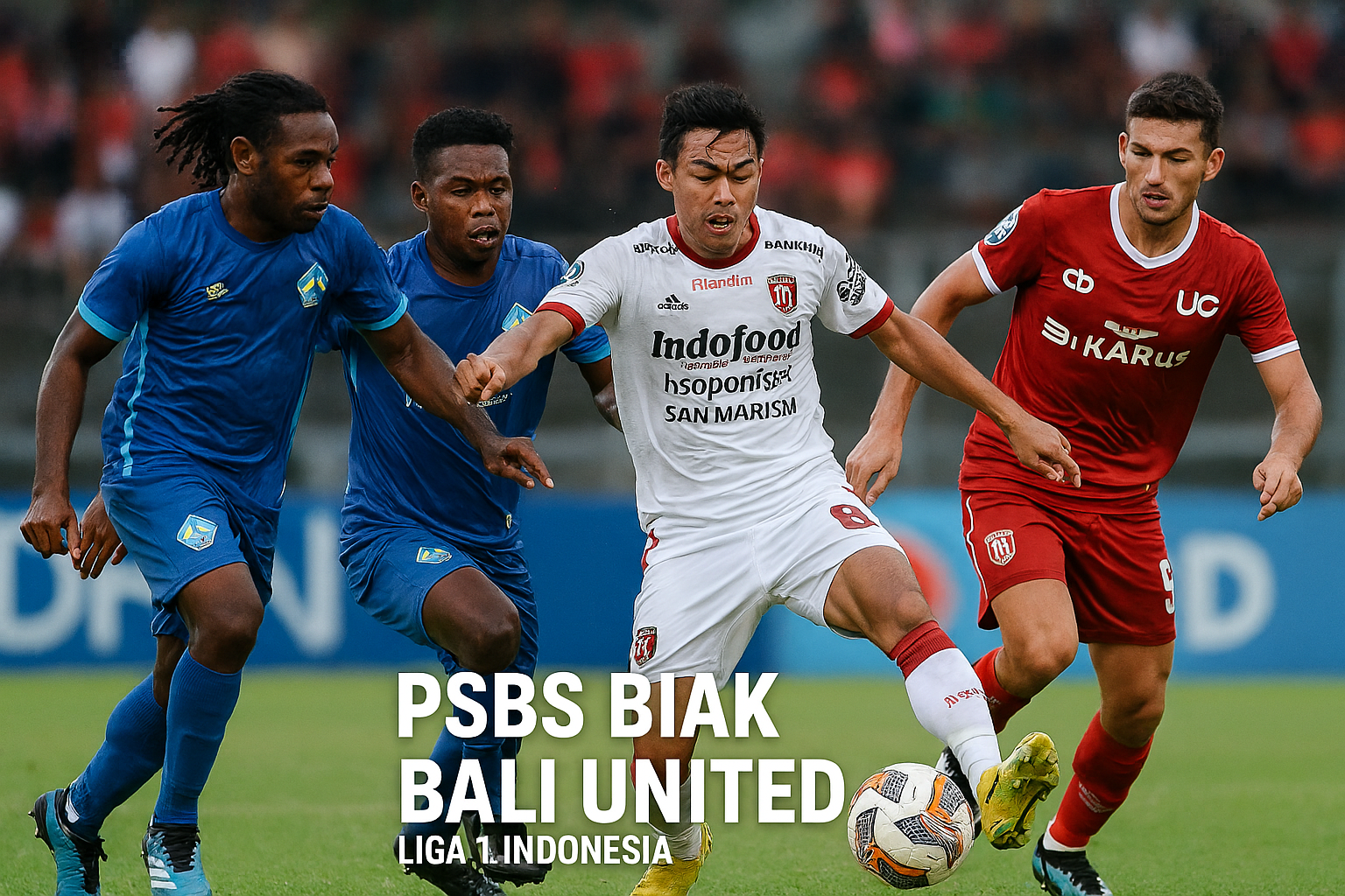 HelloTV Live Liga 1: PSBS Biak vs Bali United Sore Ini 15.30 WIB - Saksikan Pertandingannya!