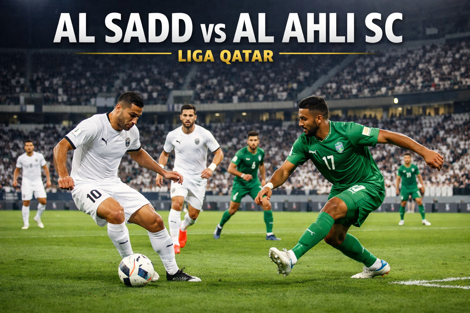 HelloTV Live Al Sadd vs Al Ahli SC Liga Qatar Malam Ini 23.30 WIB - Streaming Gratis!