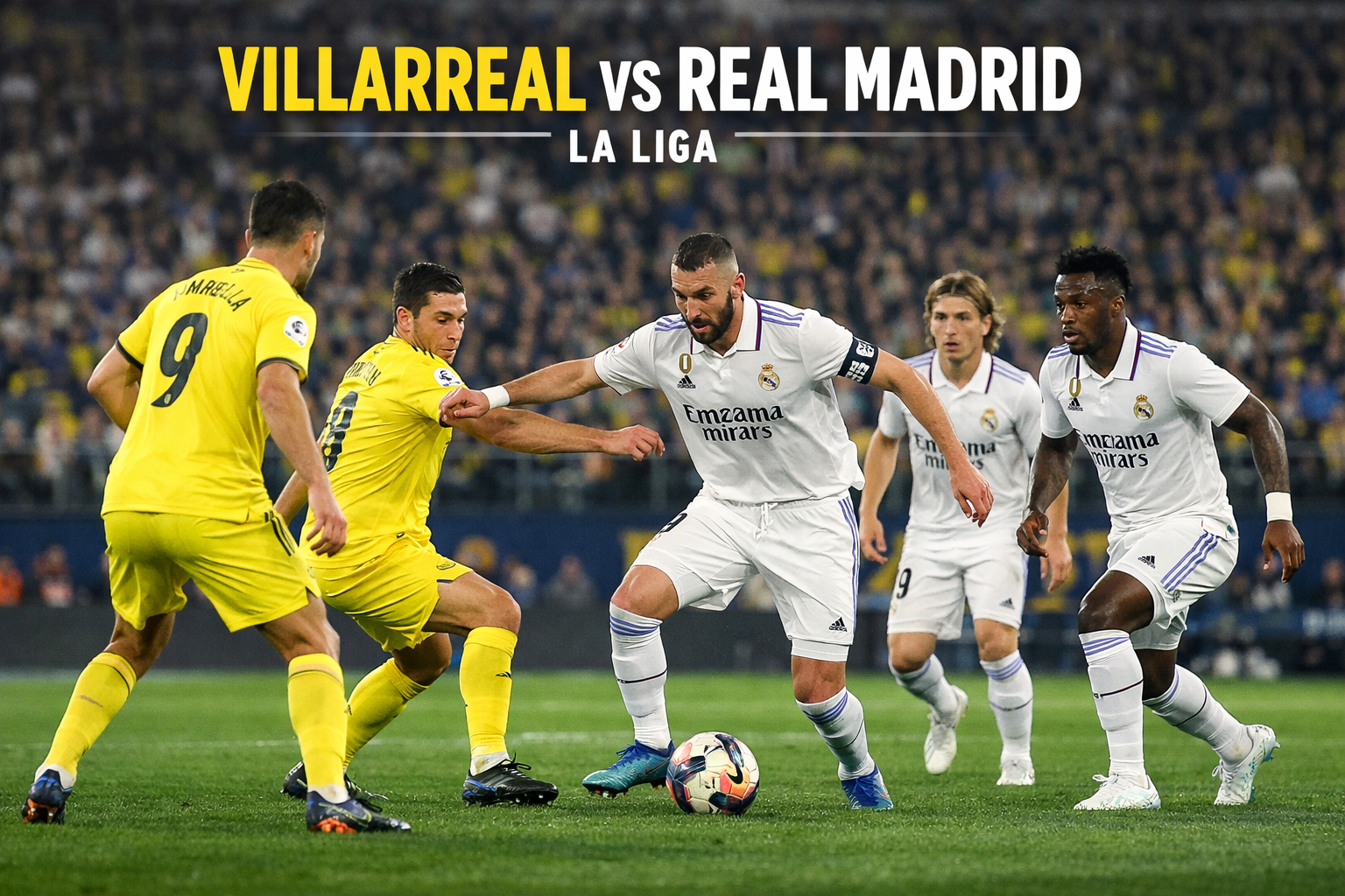 Villarreal vs Real Madrid La Liga Dini Hari Ini Jam 03.00 WIB: Prediksi Skor dan Statistik Tajam dari HelloTV