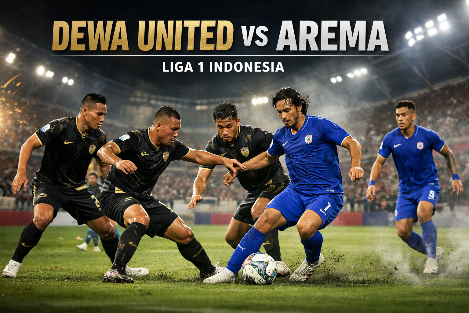 HelloTV Live Dewa United vs Arema Liga 1 Indonesia Malam Ini Pukul 19.00 WIB: Link Streaming Disini