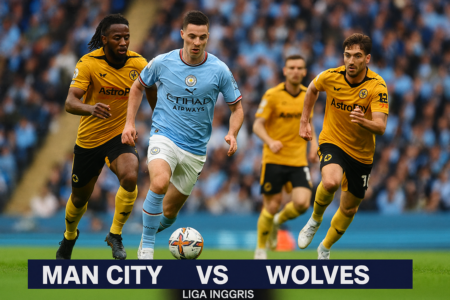 HelloTV: Prediksi Man City vs Wolves Liga Inggris Malam Ini Pukul 22.00 WIB, Ikuti Aksinya!