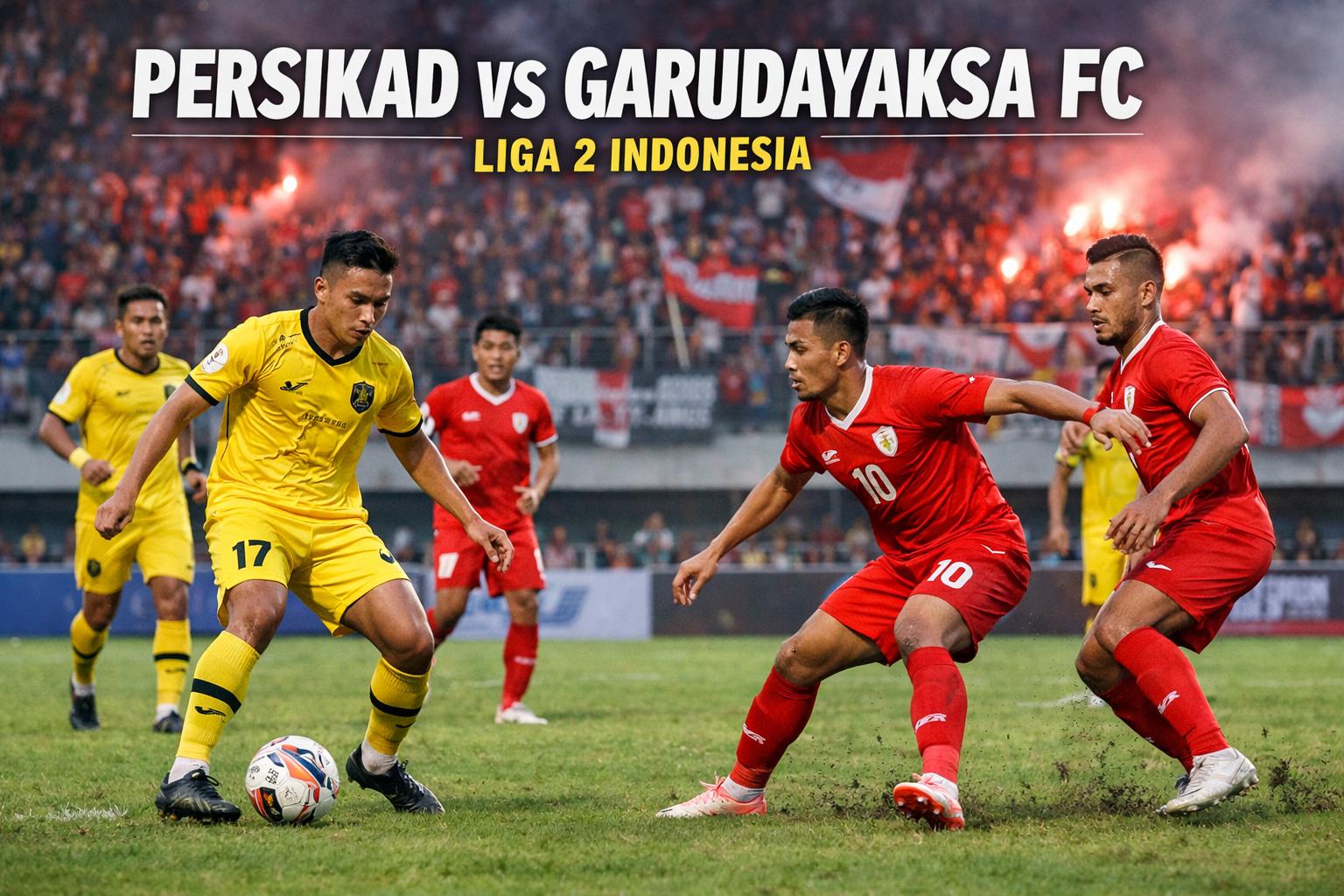 HelloTV Tayang Live Persikad vs Garudayaksa FC Liga 2 Sore Ini Pukul 15.30 WIB - Pertarungan Seru di Zona Depan Liga 2 Indonesia