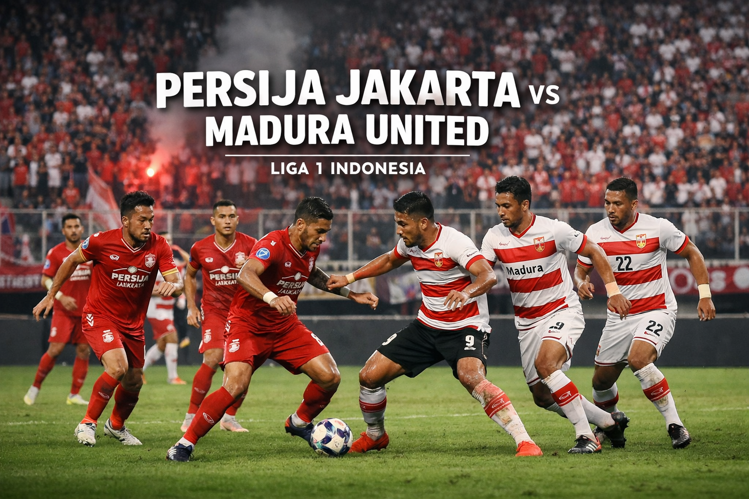 HelloTV Live Persija Jakarta vs Madura United Liga 1 Indonesia Malam Ini Pukul 19.00 WIB