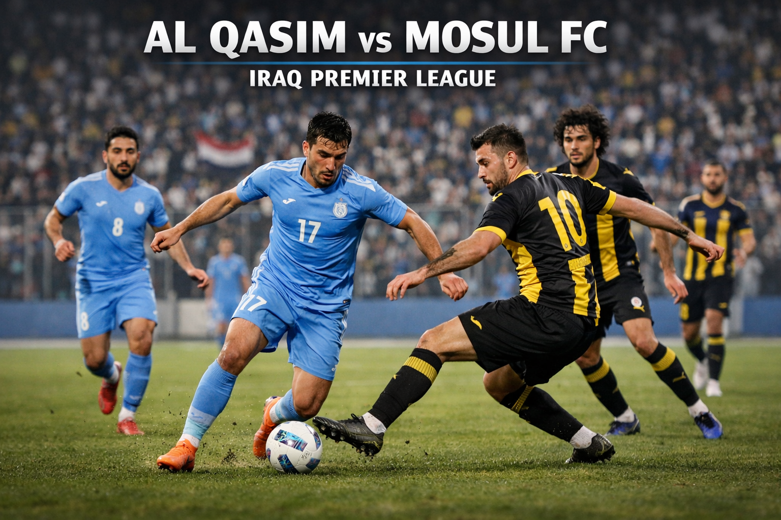 HelloTV Bahas Duel Al Qasim vs Mosul FC Liga Primer Irak Malam Ini Pukul 19.00 WIB - Prediksi Seru Menunggu Penampilan Terbaik!