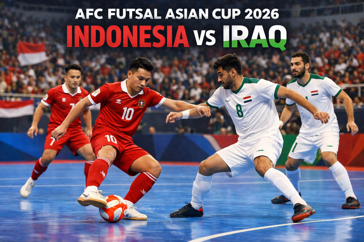 HelloTV Hadirkan Streaming Indonesia Futsal vs Iraq AFC Futsal Asian Cup 2026 Malam Ini Pukul 19.00 WIB - Saksikan Langsung!