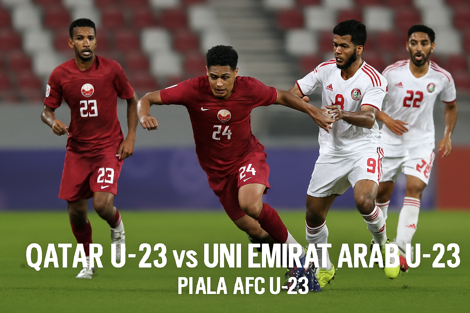 Hellotv Hadirkan Siaran Langsung Qatar U-23 vs Uni Emirat Arab U-23: Duel Malam Ini Piala AFC U-23 Kickoff 23.30 WIB