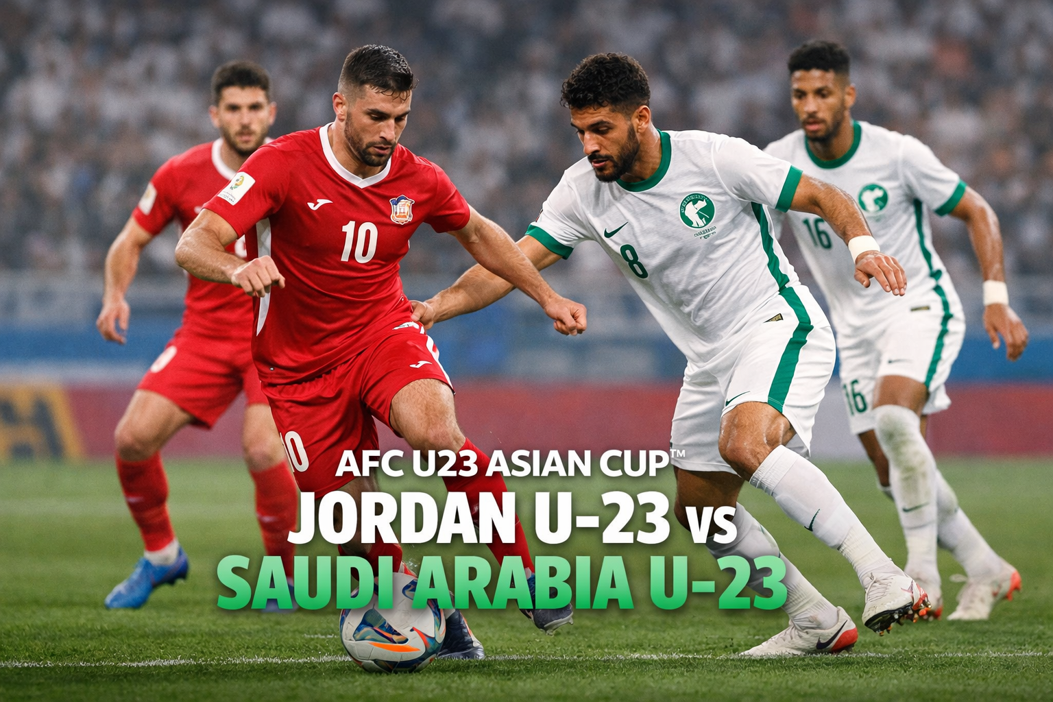 Hellotv Hadirkan Duel Timur Tengah Yordania U-23 vs Arab Saudi U-23 Piala AFC U-23 Malam Ini - Pertarungan Seru yang Mengguncang Dunia Sepak Bola Muda