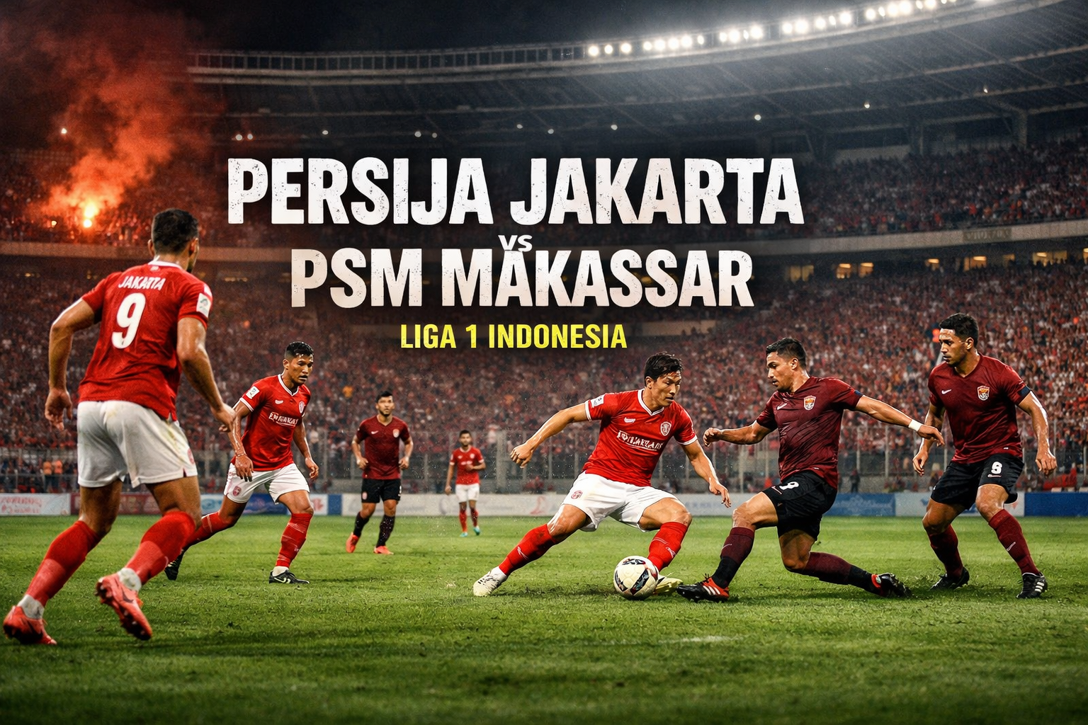 HelloTV: Persija Jakarta vs PSM Makassar Liga 1 Indonesia Malam Ini Pukul 20.30 WIB Siap Mengguncang Stadion