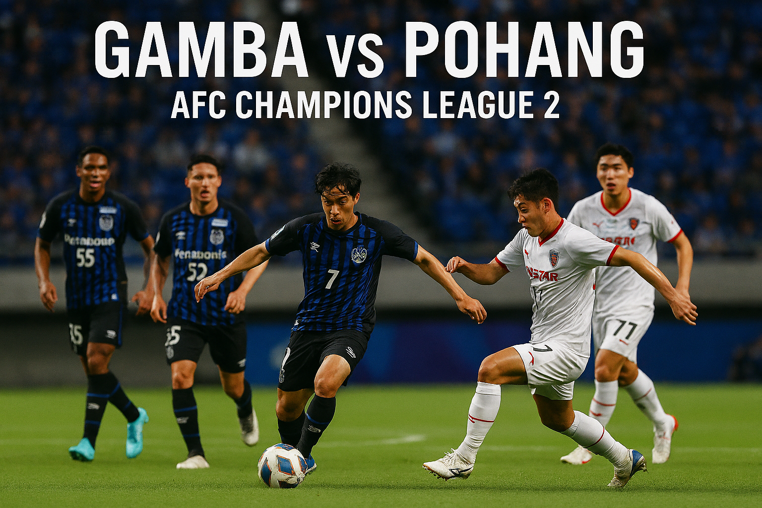 HelloTV Sajikan Gamba vs Pohang Liga Champions 2 AFC Sore Ini 17.00 WIB - Perjuangan Sengit di Asia Champion’s League