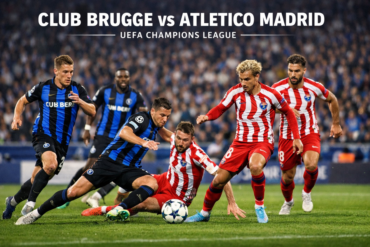 HelloTV Live Streaming Club Brugge vs Atletico Madrid Liga Champions UEFA Dini Hari Ini Jam 03.00 WIB