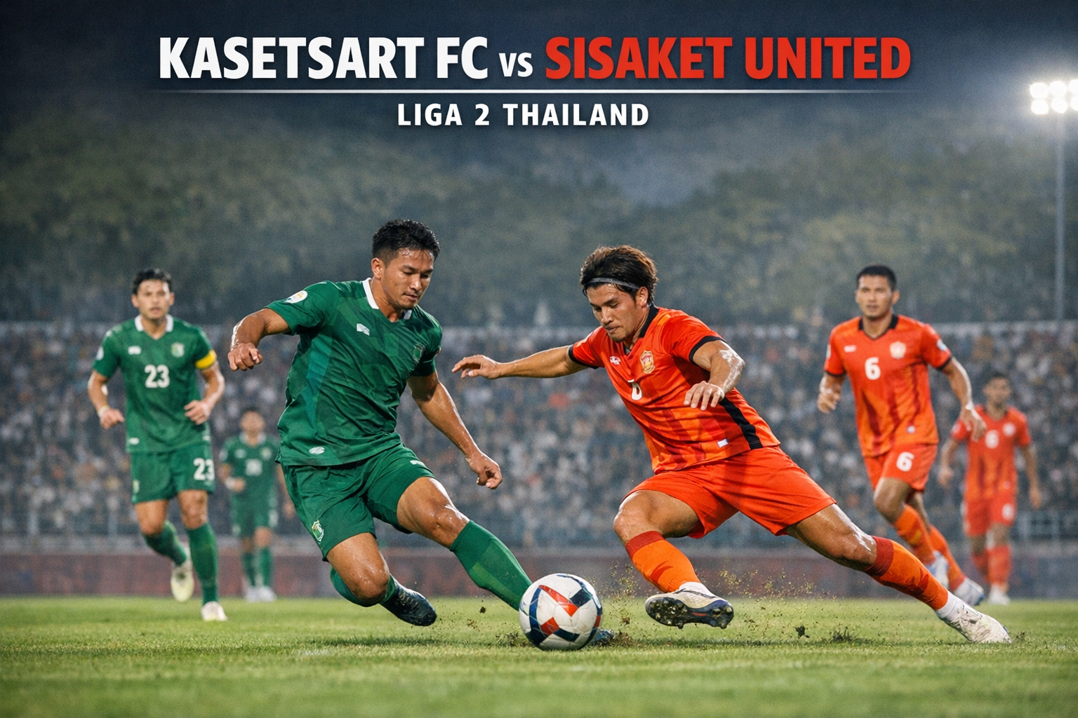 HelloTV Bahas Kasetsart FC vs Sisaket United Liga 2 Thailand Sore Ini Pukul 18.00 WIB dengan Analisa Menarik