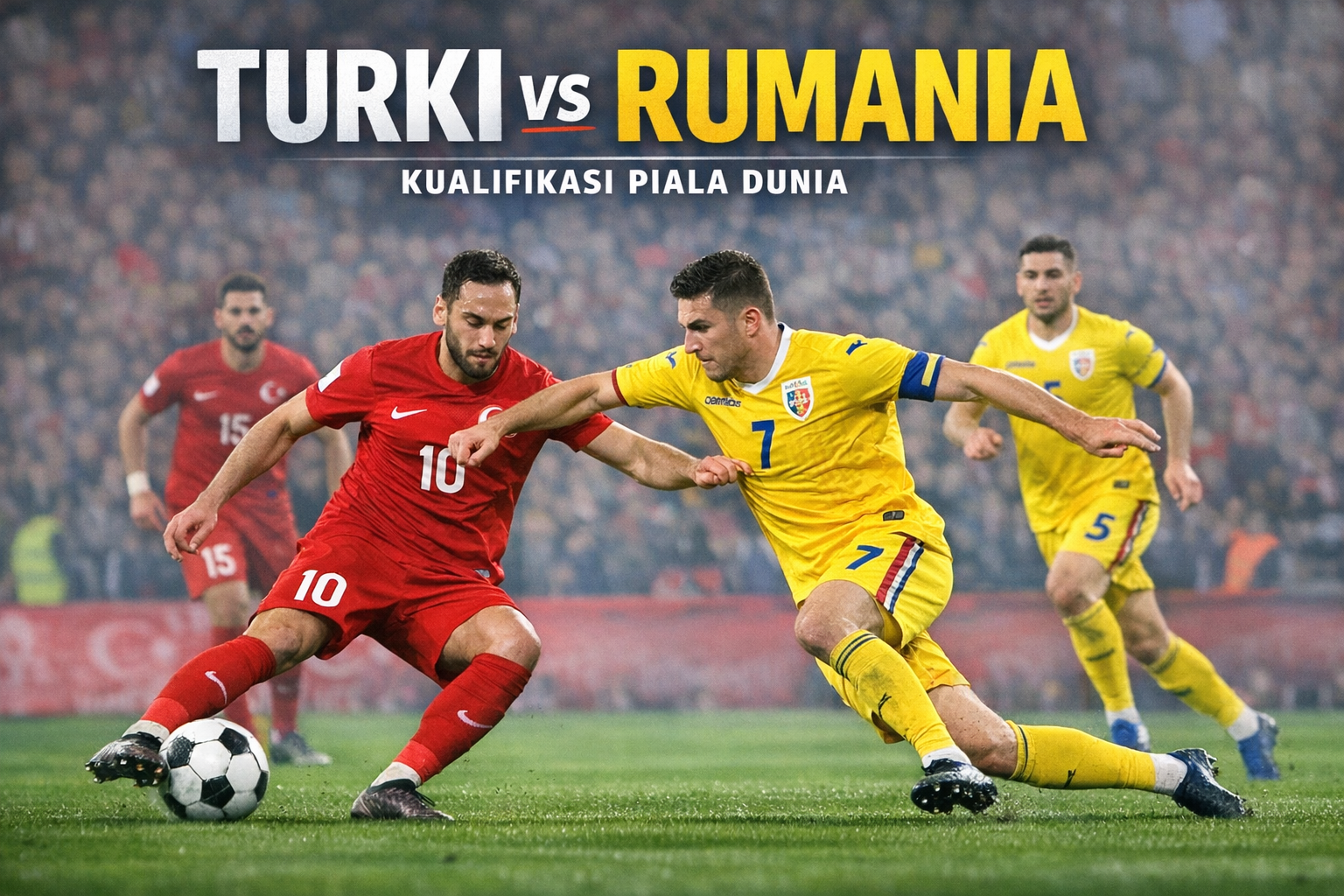 Sangat Seru! HelloTV Sajikan Turki vs Rumania 00.00 WIB - Duel Kualifikasi Piala Dunia yang Dinanti