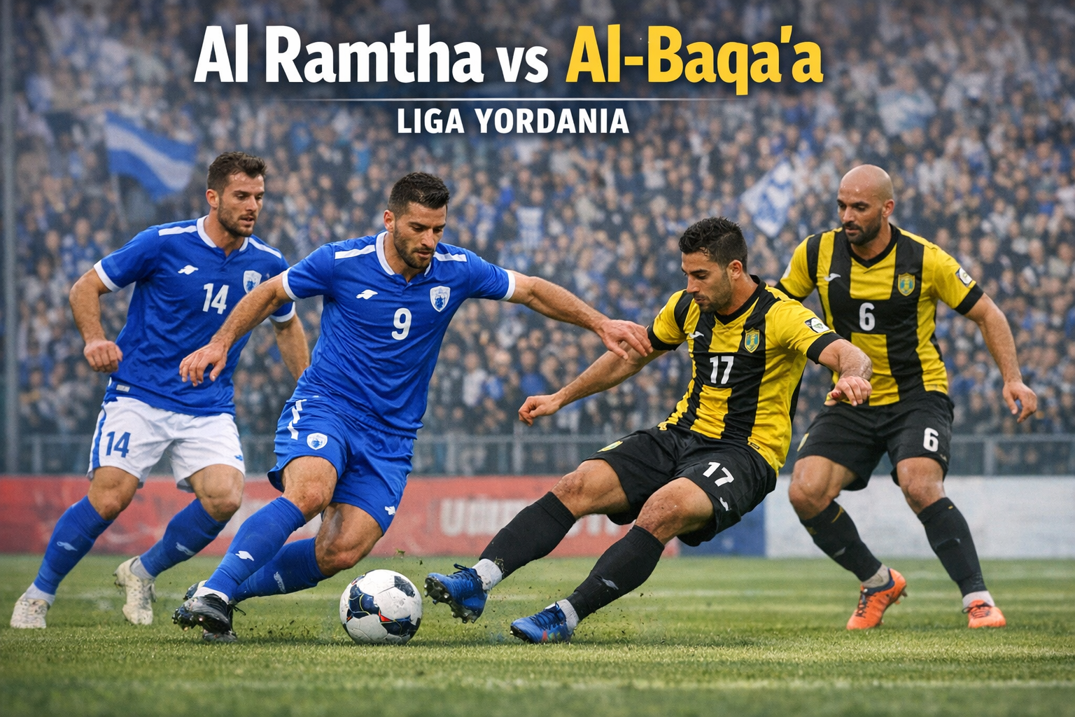 HelloTV Bahas Laga Al Ramtha vs Al-Baqa'a Liga Yordania Malam Ini Jam 23.30 WIB dengan Analisis Mendalam dan Prediksi Ketat yang Menarik Perhatian