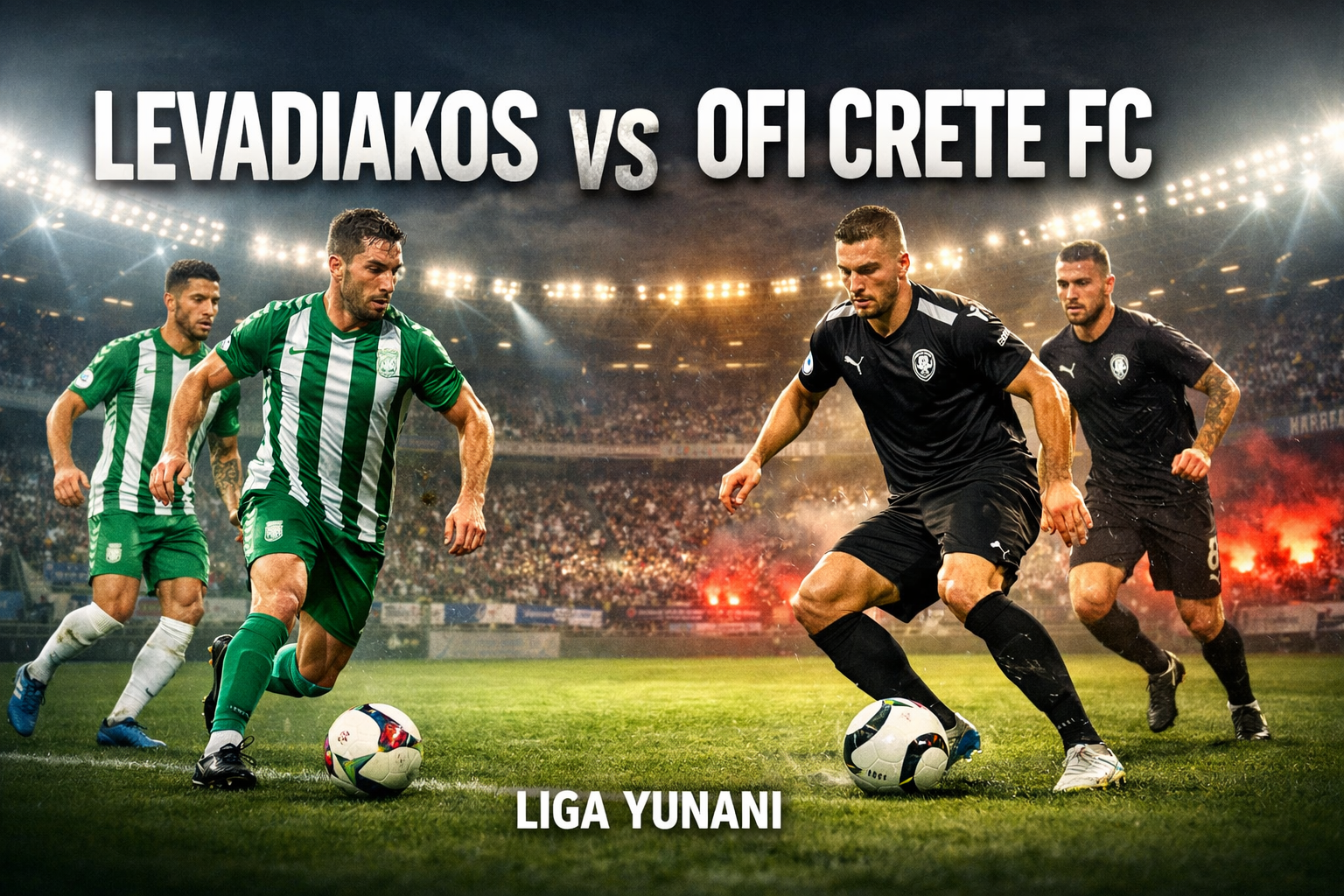 HelloTV Bahas Duel Levadiakos vs OFI Crete FC Liga Yunani Malam Ini dengan Prediksi Pertandingan Sarat Adu Taktik